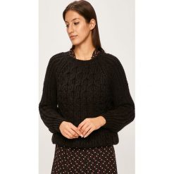 Answear - Sweter. Czarne swetry damskie ANSWEAR, s, bez wzorów, z wełny, bez rękawów, bez kaptura. Za 129,90 zł.