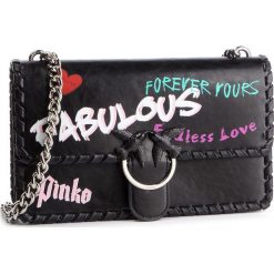 Torebka PINKO - Love Fabulous 1 Tracolla PE 19 PLTT 1P21DD Y5F9 Black Z99. Czarne torebki klasyczne damskie marki Pinko, bez wzorów, ze skóry, wizytowe, bez dodatków. Za 1509,00 zł.