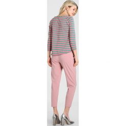 Bluzki asymetryczne: Rich & Royal HEAVY STRIPE Bluzka z długim rękawem azalea pink