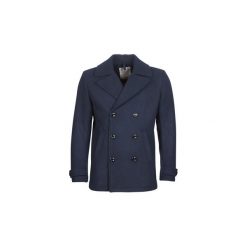 Płaszcze Jack Jones JORHUDSON. Niebieskie płaszcze męskie Jack & Jones, s, bez wzorów, bez kaptura. Za 377,30 zł.