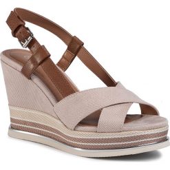 Sandały JENNY FAIRY - LS5188-01 Pink. Różowe klapki damskie Jenny Fairy, bez wzorów, ze skóry ekologicznej, bez obcasa, na obcasie. Za 119,99 zł.