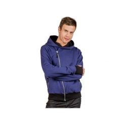 The bassman męska z kapturem bluza bawelna organiczna. Niebieskie bluzy męskie rozpinane marki Slogan ubrania ekologiczne, etyczne i wegańskie, l, z bawełny, z kapturem. Za 239,00 zł.