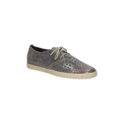 Espadryle Tamaris ESPADRYLE 1-23640-28. Szare espadryle damskie marki Tamaris, z materiału, z okrągłym noskiem. Za 168,99 zł.