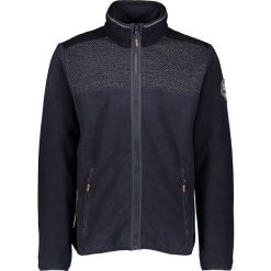 Kurtka polarowa w kolorze granatowym. Niebieskie bluzy męskie m, w kolorowe wzory, z materiału. W wyprzedaży za 219,95 zł.
