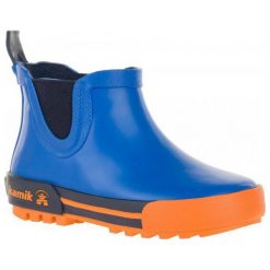 Kamik Kalosze Rainplaylo Blue-Bleu 30. Niebieskie kalosze chłopięce marki Kamik. W wyprzedaży za 99,00 zł.