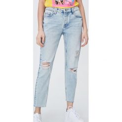 Jeansy boyfriend - Niebieski. Niebieskie jeansy damskie Sinsay. Za 69,99 zł.