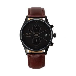 Zegarek Vendetta Zegarek damski Venice black/brown leather VE3009 uniwersalny. Brązowe zegarki damskie Vendetta. Za 485,10 zł.