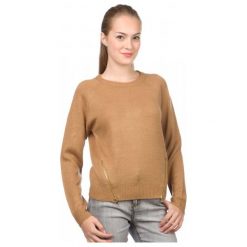 Swetry klasyczne damskie: Brave Soul Sweter Damski Allenb Xs Brązowy