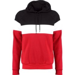 Bluzy męskie: New Look SPORT BLOCKED Bluza z kapturem bright red