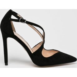 Public Desire - Szpilki Chapelle. Czarne szpilki marki Public Desire, z materiału. Za 189,90 zł.