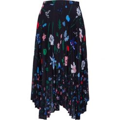 Spódnica MARKUS LUPFER FRUIT BLOSSOM PLEATED LILA Print|Czarny. Czarne spódniczki damskie marki Markus Lupfer, z nadrukiem, z szyfonu, asymetryczne. W wyprzedaży za 780,00 zł.