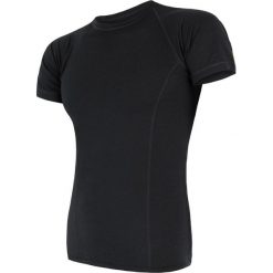 Sensor koszulka termoaktywna Merino Air M black M. Czarne koszulki męskie termoaktywne Sensor, m, bez wzorów, z wełny, bez kołnierzyka, z krótkim rękawem, krótkie, outdoorowe. W wyprzedaży za 189,00 zł.
