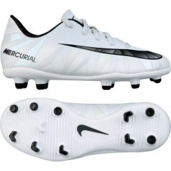 Buty piłkarskie Nike Mercurial Vortex Iii CR7 Fg Jr 852494-401. Białe buty sportowe męskie ButyModne, ze skóry, na sznurówki, do piłki nożnej. Za 229,00 zł.