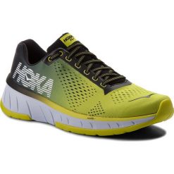 Buty HOKA ONE ONE - Cavu 1019281 Sulphur Spring/Anthracite. Żółte buty sportowe męskie marki Hoka One One, z tworzywa sztucznego, bez zapięcia, do biegania. W wyprzedaży za 399,00 zł.