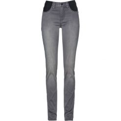 Dżinsy z wygodnym paskiem bonprix szary denim. Szare jeansy damskie marki bonprix. Za 109,99 zł.