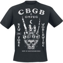 T-shirty męskie: CBGB Rock Hand T-Shirt czarny