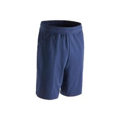 Spodenki długie Gym & Pilates 520 regular męskie. Niebieskie spodenki i szorty męskie NYAMBA, xl, bez wzorów, z bawełny, długie. Za 39,99 zł.
