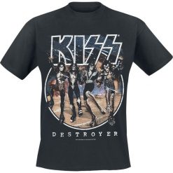 Kiss Destroyer T-Shirt czarny. Czarne t-shirty męskie Kiss, l, z nadrukiem, z okrągłym kołnierzem. Za 74,90 zł.