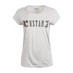 T-shirty damskie: Mustang T-Shirt Damski S, Szary
