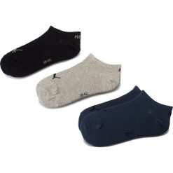Zestaw 3 par niskich skarpet damskich PUMA - 261080001 Navy/Grey/Nightshadow Blue 532. Szare skarpetki damskie Puma, bez wzorów, z elastanu. Za 39,99 zł.