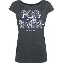 Kubuś Puchatek Forever Koszulka damska odcienie ciemnoszarego. Szare t-shirty damskie marki Kubuś Puchatek, l, z nadrukiem, z dekoltem w łódkę. Za 79,90 zł.