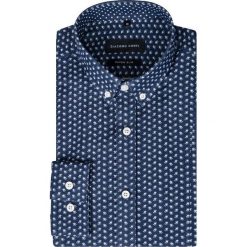 Koszula MICHELE KDWR000282. Szare koszule męskie marki Giacomo Conti, m, bez wzorów, z materiału, button down, bez rękawów. Za 229,00 zł.