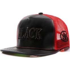 Czapki z daszkiem męskie: Czapka męska trucker snapback czarna (hx0189)