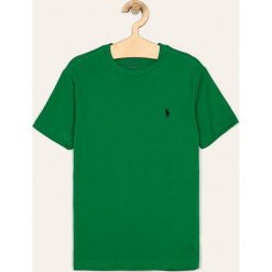 Polo Ralph Lauren - T-shirt dziecięcy 134-176 cm. Zielone t-shirty chłopięce Polo Ralph Lauren, bez wzorów, z bawełny, bez rękawów. Za 139,90 zł.