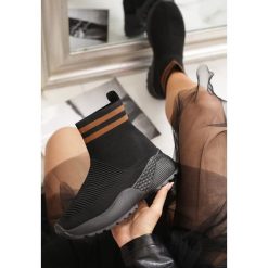 Czarno-Brązowe Sneakersy Lavras. Czarne sneakersy damskie Renee. Za 79,99 zł.
