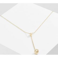 Naszyjniki damskie: Elizabeth and James ESSER PENDANT Naszyjnik goldcoloured