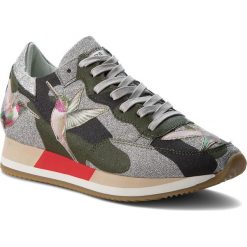 Sneakersy PHILIPPE MODEL - Etoile TBLD BG01 Tropical Birds Vert. Szare półbuty damskie marki Philippe Model, ze skóry. W wyprzedaży za 989,00 zł.