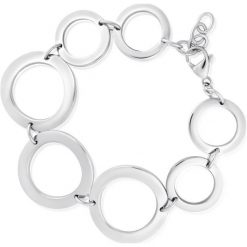 Wspaniała Bransoletka - stal. Bransoletki damskie W.KRUK, z materiału, srebrne. Za 129,00 zł.
