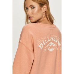 Billabong - Bluza. Pomarańczowe bluzy damskie Billabong, s, z nadrukiem, z bawełny, bez rękawów, bez kaptura. Za 239,90 zł.
