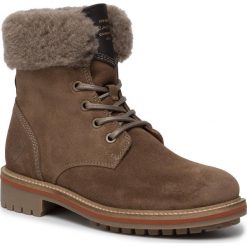 Trapery GANT - Natalie 19543948 Mud Brown G467. Pomarańczowe trapery damskie GANT, z wełny. W wyprzedaży za 489,00 zł.