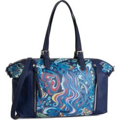 Torebka DESIGUAL - 19SAXP99 5106. Niebieskie torebki klasyczne damskie Desigual, bez wzorów, ze skóry ekologicznej, klasyczne, bez dodatków. W wyprzedaży za 179,00 zł.