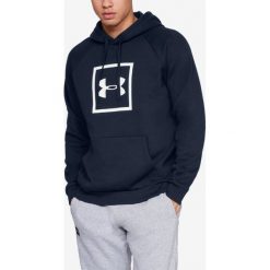 Under Armour Rival Bluza Niebieski. Niebieskie bluzy męskie Under Armour, m, z nadrukiem, z bawełny, bez kołnierzyka, bez rękawów, bez kaptura. Za 257,95 zł.