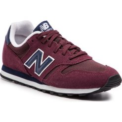 Sneakersy NEW BALANCE - ML373PBG Bordowy. Czerwone sneakersy męskie New Balance, na co dzień, bez wzorów, ze skóry, bez zapięcia. Za 299,99 zł.