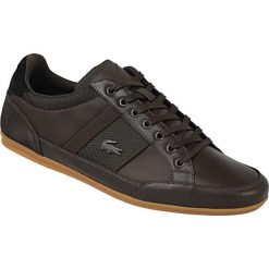 Lacoste Chaymon 116 SPM0080257. Pomarańczowe półbuty męskie Lacoste, bez wzorów, z tkaniny, bez zapięcia. W wyprzedaży za 439,99 zł.