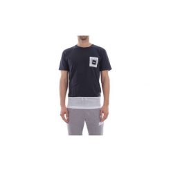 T-shirty z krótkim rękawem Shoeshine E8TU13. Niebieskie t-shirty męskie Shoeshine, s, bez wzorów, bez kołnierzyka, krótkie. Za 85,86 zł.