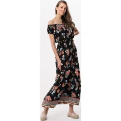 Czarna Sukienka Behoney. Czarne sukienki damskie Born2be, na co dzień, xl, z aplikacjami, bez kołnierzyka, bez rękawów, maxi, proste. Za 59,99 zł.