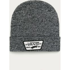 Vans - Czapka. Szare czapki męskie Vans, z aplikacjami, z dzianiny. Za 99,90 zł.