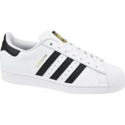 Adidas Superstar EG4958 buty sneakers męskie białe 41 1/3. Białe buty sportowe męskie Adidas, ze skóry, z paskami, do koszykówki, adidas superstar. Za 399,99 zł.