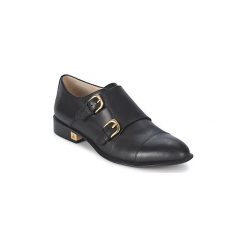 Derby Sam Edelman BALFOUR. Czarne półbuty damskie marki Sam Edelman, bez wzorów, bez obcasa, bez zapięcia. Za 631,20 zł.