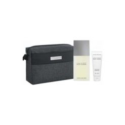 Kosmetyczki męskie: ISSEY MIYAKE L’Eau D’Issey Zestaw dla mężczyzn EDT 75ml + Żel pod prysznic 50ml + kosmetyczka
