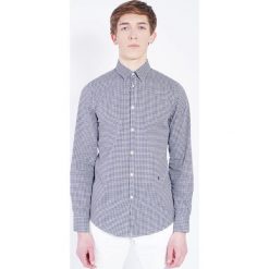 Koszula Trussardi Jeans. Białe koszule męskie m, z aplikacjami, z bawełny. Za 233,70 zł.
