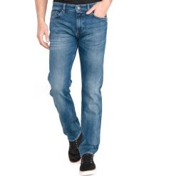 BOSS Hugo Boss Delaware3 Dżinsy Niebieski. Niebieskie jeansy męskie BOSS Hugo Boss, bez wzorów, vintage. Za 573,95 zł.