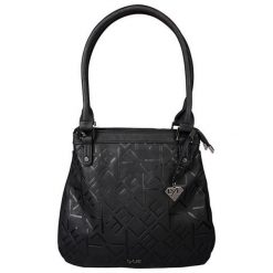 Lylee Elegancka Torebka Elen Czarny. Czarne torebki klasyczne damskie marki Lylee, bez wzorów, eleganckie, bez dodatków. W wyprzedaży za 128,00 zł.