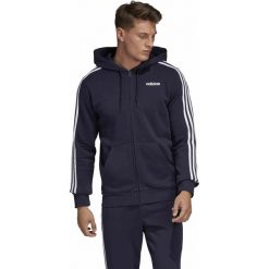 MĘSKA BLUZA ADIDAS PERFORMANCE 3-STRIPES (M). Bluzy męskie Adidas, m, w paski, z bawełny, z kapturem, bez rękawów, z kapturem. W wyprzedaży za 199,99 zł.