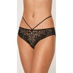 Guess Jeans - Figi. Czarne majtki damskie Guess Jeans, m, z bawełny. W wyprzedaży za 79,90 zł.