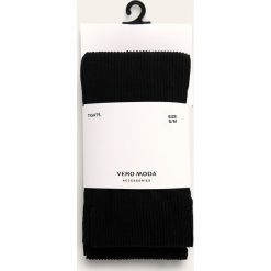 Vero Moda - Rajstopy. Czarne pończochy damskie Vero Moda, bez wzorów. Za 49,90 zł.